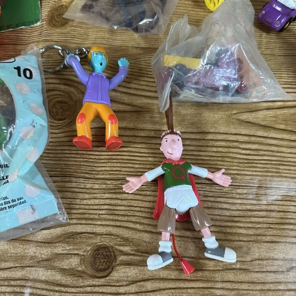 Vintage 1990's McDonalds Burger King Fast Food Toys Lot‎ Of 30 Happy Meal Toys